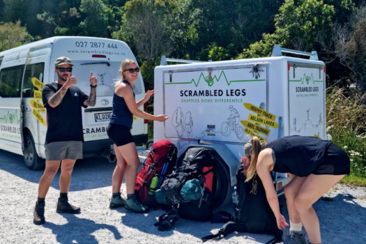 Abel Tasman Wainui - Scrambled Legs Shuttles